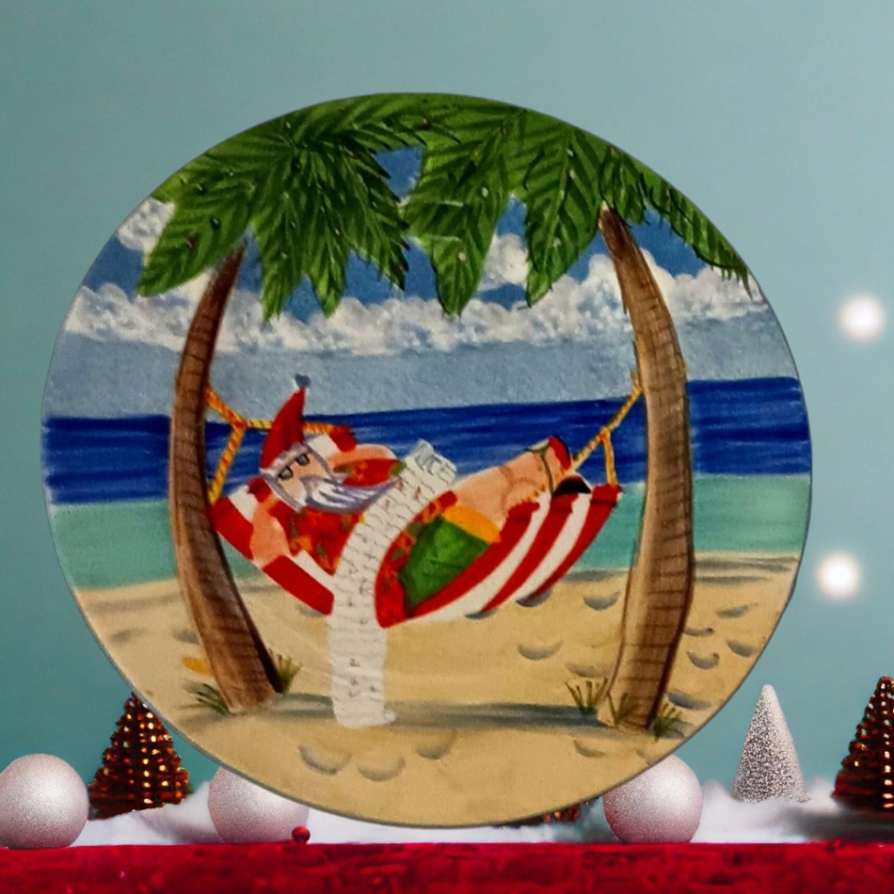 - FUN COOKIE PLATE FOR SANTA by Paul Brent for Oneida